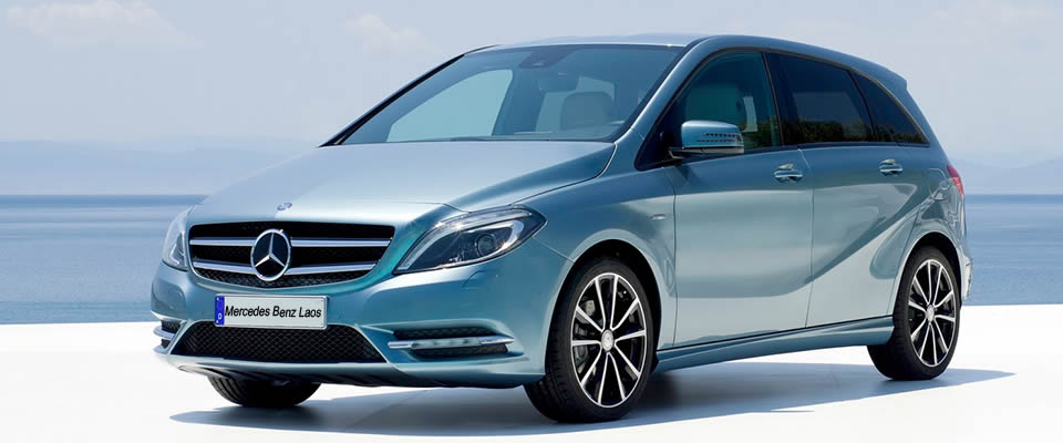 Blue Mercedes Benz B Class